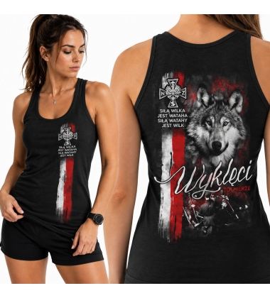 Damski tank-top SIŁĄ WILKA